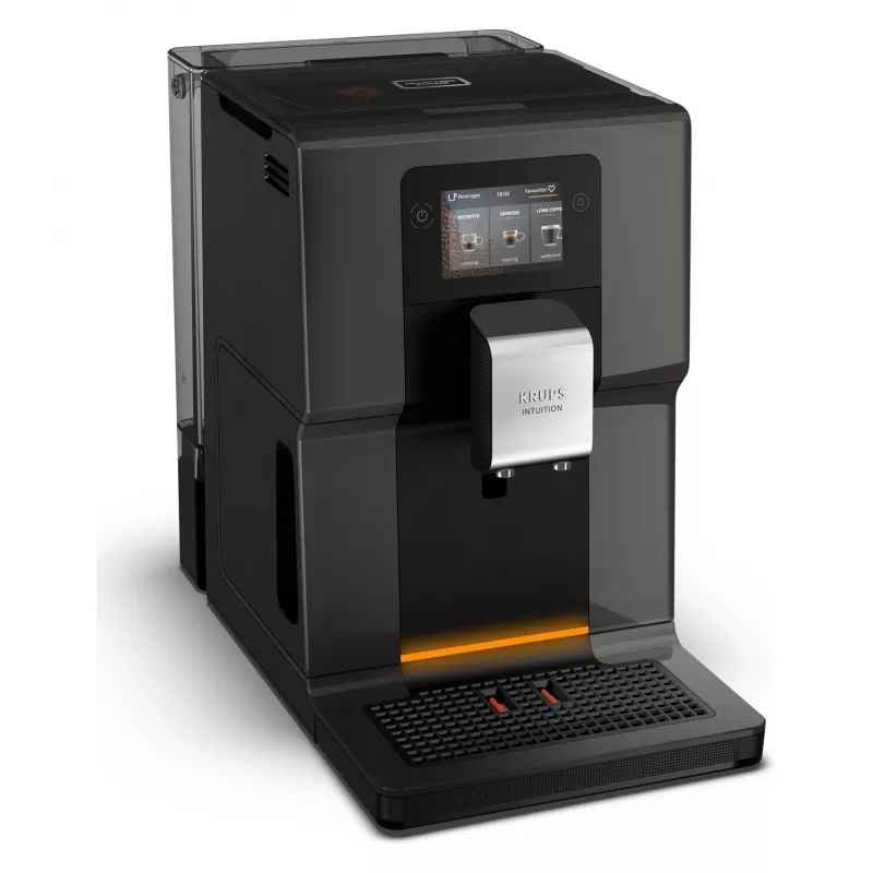 KRUPS Intuition Preference EA872B10 pilnai automatinė kavos aparatas su kapučino gamintoju, 15 bar, juoda