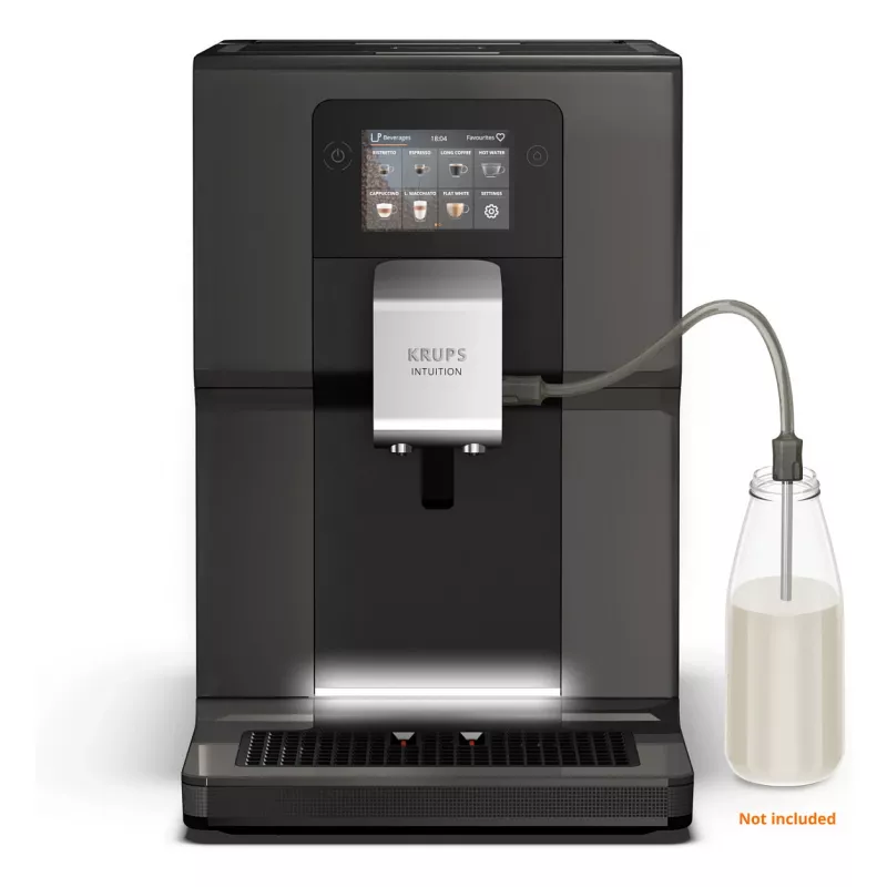 KRUPS Intuition Preference EA872B10 pilnai automatinė kavos aparatas su kapučino gamintoju, 15 bar, juoda