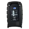 V-TONE BQ12 GO MP3 aktyvus 8 inch baterijomis maitinamas garsiakalbis su belaidžiu mikrofonu ir nuotolinio valdymo pultu, juodas