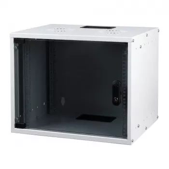 EFB Elektronik BASIC 19 colių sieninis tinklo spintos korpusas 6U, 450 mm gylis, plokščia pakuotė, balta (RAL 9010)