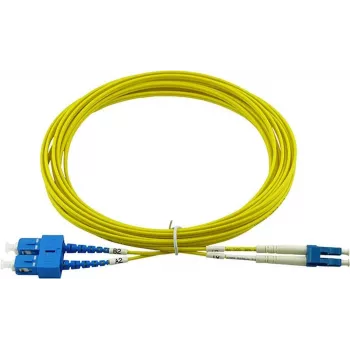 BlueOptics Duplex šviesolaidinis jungiamasis kabelis LC-UPC/SC-UPC vienmodis 15 metrų