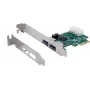 EXSYS EX-11042 PCIe USB 3.2 Gen 1 kortelė su 2 prievadais NEC mikroschemų rinkiniu
