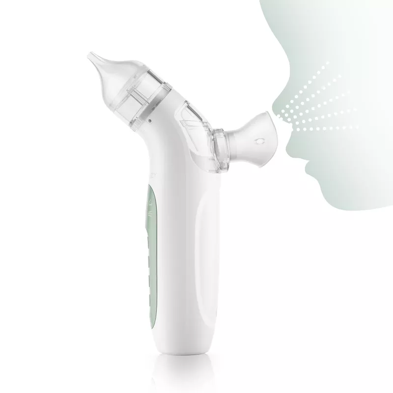 Momcozy BN007 BreezyClear 2-in-1 druskos purškiklis ir siurbimo elektrinis nosies aspiratorius