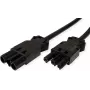 Bachmann Coiled Power Cable H05VV-F 3G1.5mm² 0.3m Black ISV