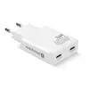 EVERACTIVE GaN 45W USB-C Įkroviklis QC3.0 SC-465Q Baltas