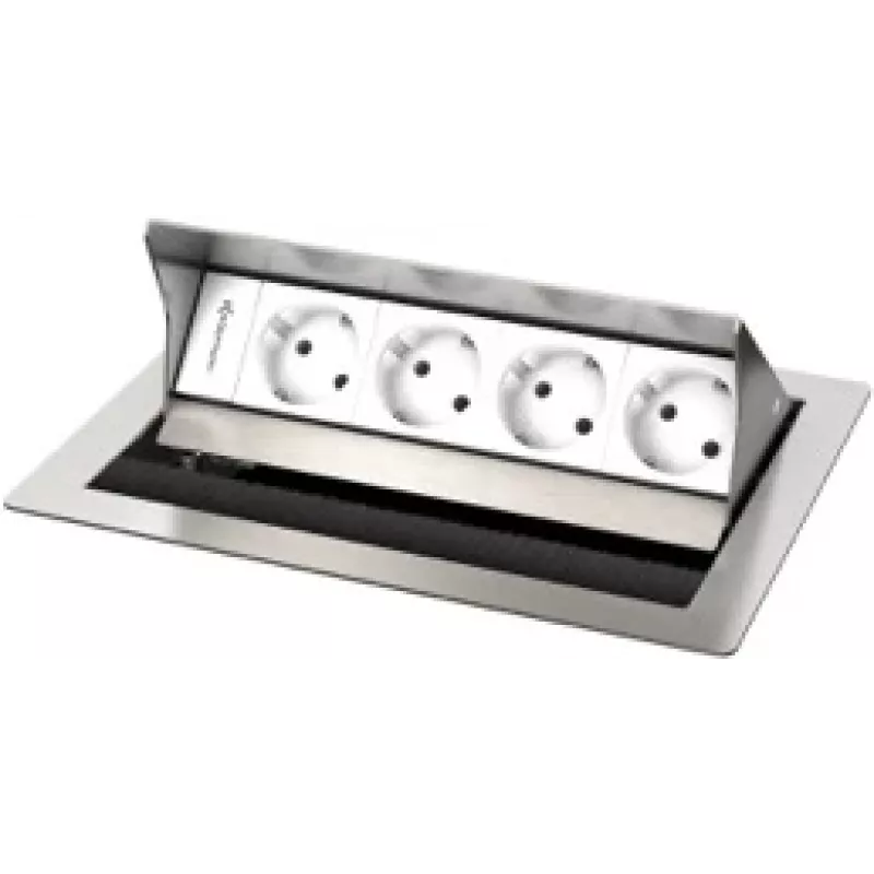 Kindermann CablePort Standard² 4-Fold tvirtinimo plokštė - juoda (250x190 mm)