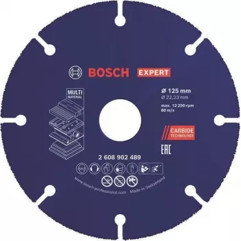 Bosch Expert for Metal pjovimo diskas 125 x 1,0 x 22,23 mm (2608902489)