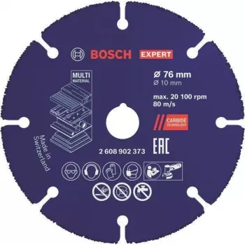 Bosch EXPERT Multi Material Carbide pjovimo diskas 76 x 10 mm, 1 vnt.