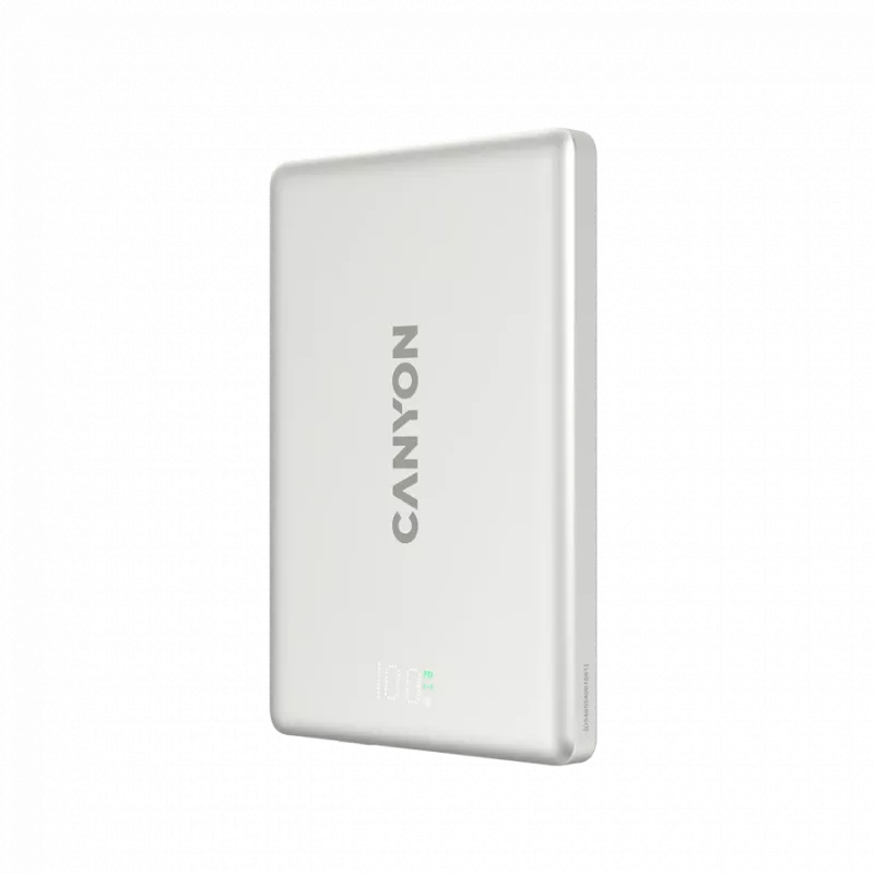 CANYON OnPower 500 PD20W Magnetic Power Bank 5000mAh Aluminium Star Grey