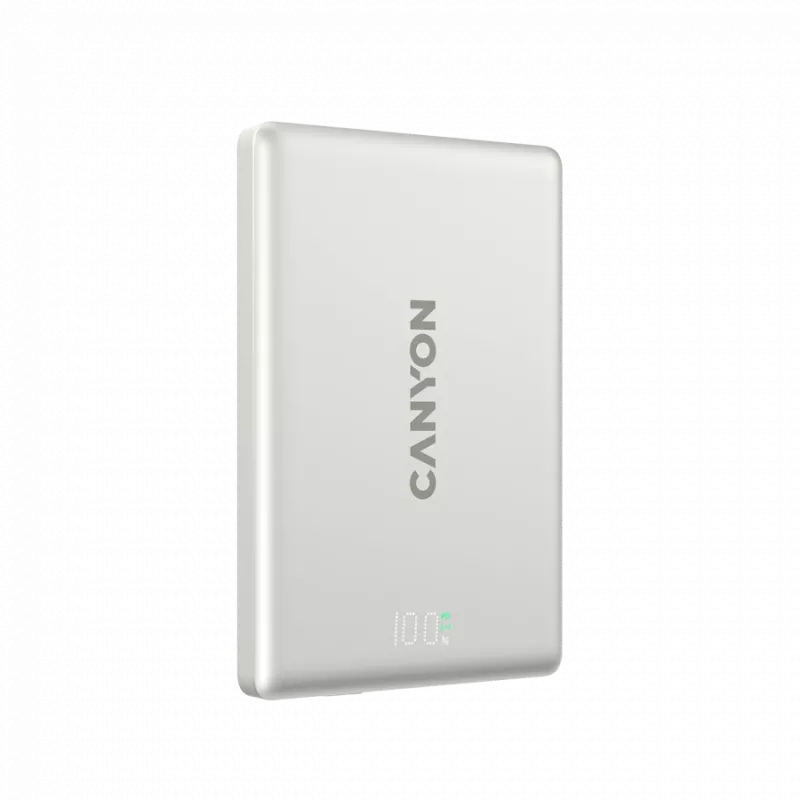 CANYON OnPower 500 PD20W Magnetic Power Bank 5000mAh Aluminium Star Grey