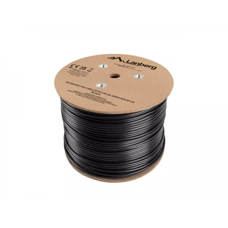LANBERG Cat.6a SFTP Outdoor Network Cable 305m Black
