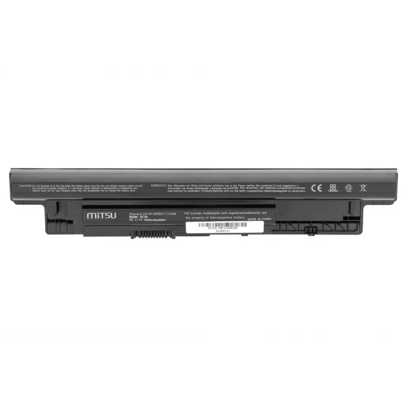 MITSU akumuliatorius, skirtas Dell Inspiron 14, 15, 17, 4400 mAh (49 Wh), 10,8 - 11,1 volto, juodas