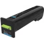 Lexmark 72K20CE Original Cyan Toner Cartridge High Yield, skirta CS820, CX825, CX860