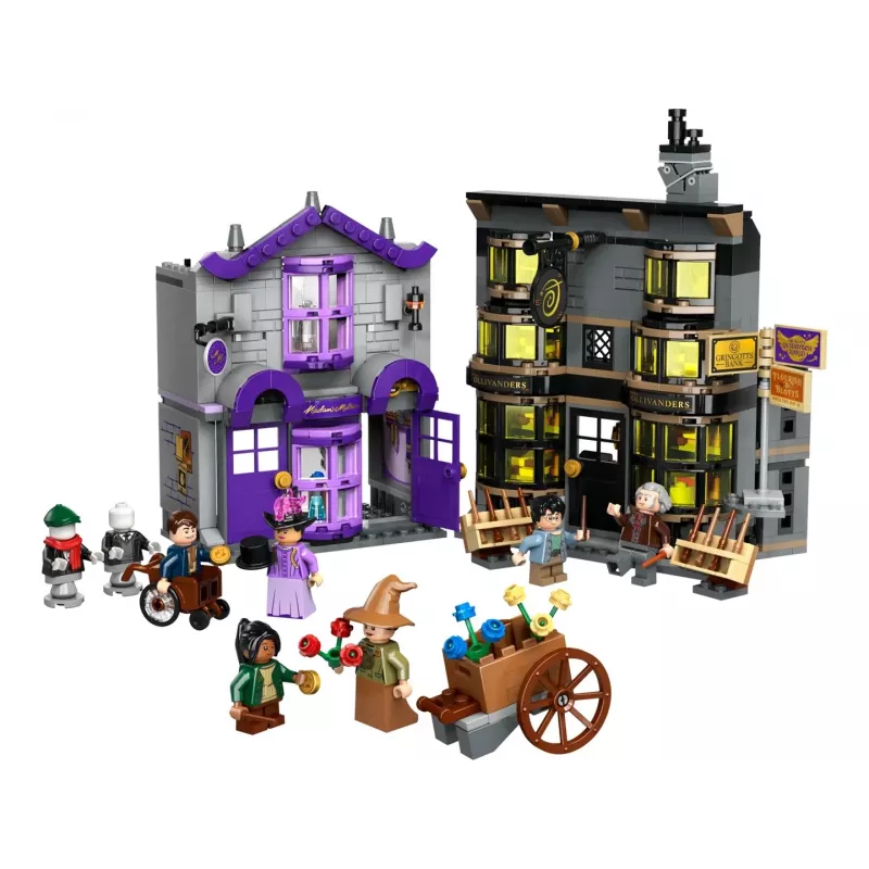LEGO Harry Potter 76439 Ollivanders & Madam Malkin's Robes statybinis žaislų rinkinys (744 dalys)