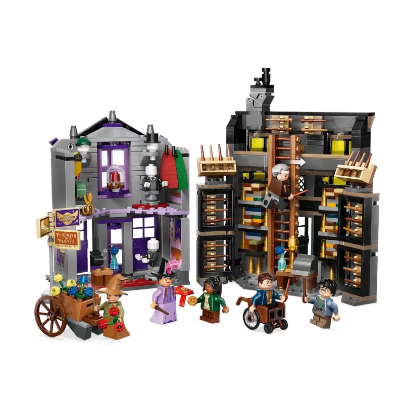 LEGO Harry Potter 76439 Ollivanders & Madam Malkin's Robes statybinis žaislų rinkinys (744 dalys)