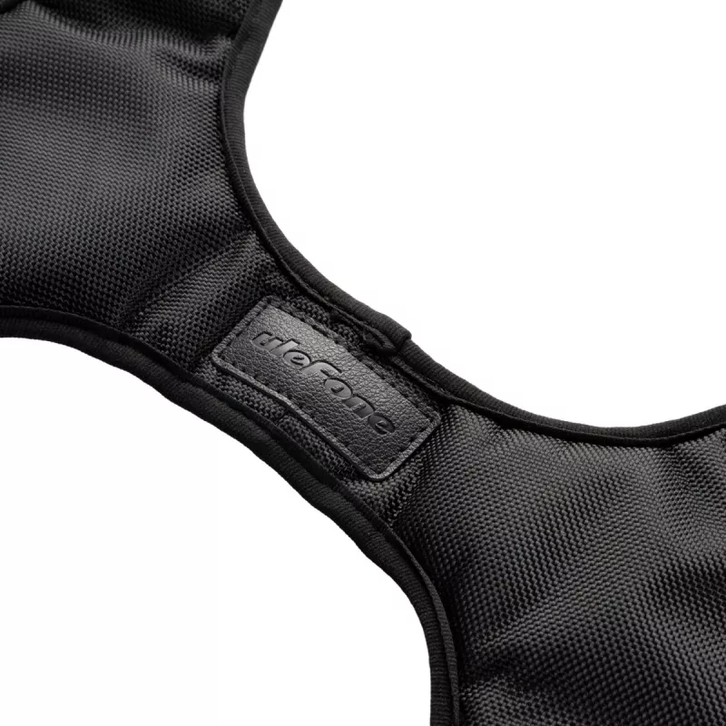Ulefone Armor Pad 4 Holster Pro tvirtas dėklas su rankiniu dirželiu, peties dirželiu ir atrama - juoda