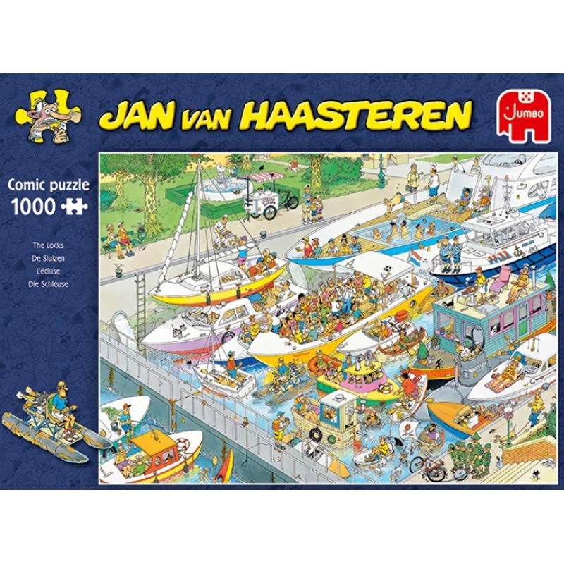 JUMBO SPIELE Jan van Haasteren The Locks 1000 dalių dėlionė