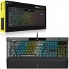 Corsair K100 RGB Gaming Keyboard, CORSAIR OPX optiniai-mechaniniai jungikliai, RGB LED, juoda