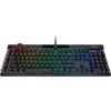 Corsair K100 RGB Gaming Keyboard, CORSAIR OPX optiniai-mechaniniai jungikliai, RGB LED, juoda