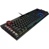 Corsair K100 RGB Gaming Keyboard, CORSAIR OPX optiniai-mechaniniai jungikliai, RGB LED, juoda