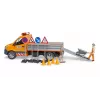 BRUDER MB Sprinter Municipal su šviesos ir garso moduliu, oranžinė, 1:16 mastelis