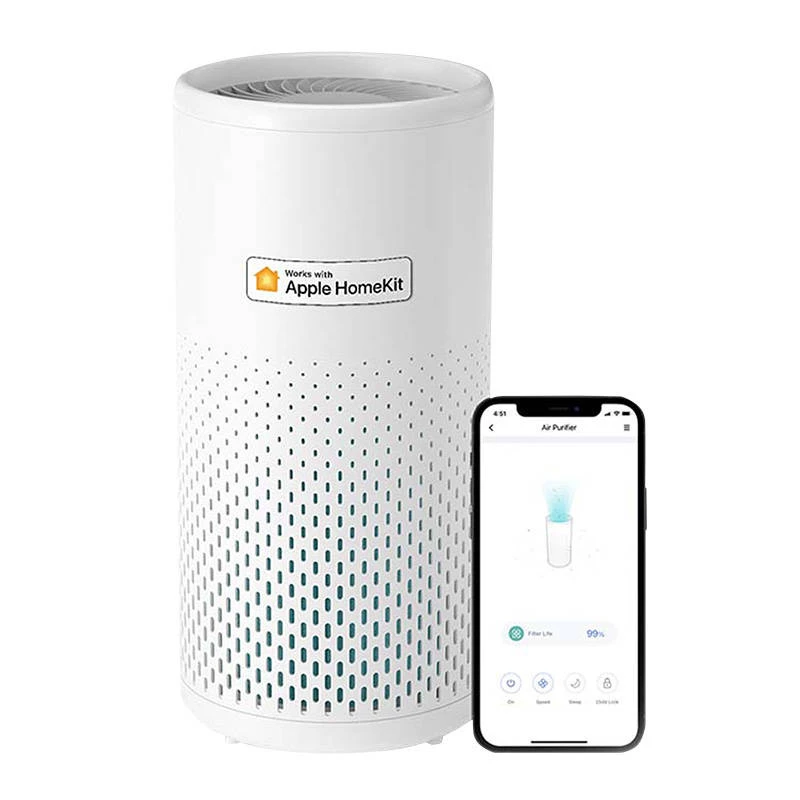 Meross MAP100 Smart Wi-Fi oro valytuvas su H13 True HEPA filtru, suderinamas su Apple HomeKit, Alexa, Google Assistant