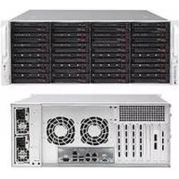 Supermicro SuperChassis 846BE1C-R1K23B 4U Rackmount Server Chassis - 24x 3,5 inch Hot-Swap SAS3/SATA3 - 1200W Redundant Platinum