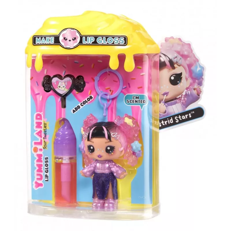 MGA ENTERTAINMENT Yummiland lėlė su lūpų blizgesiu Sour Sweeties – Astrid Stars