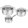 Tefal Duetto+ G719S674 6-dalių nerūdijančio plieno indų rinkinys
