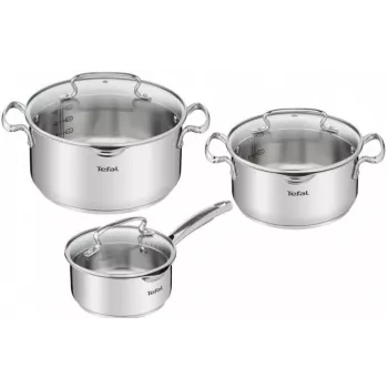 Tefal Duetto+ G719S674 6-dalių nerūdijančio plieno indų rinkinys