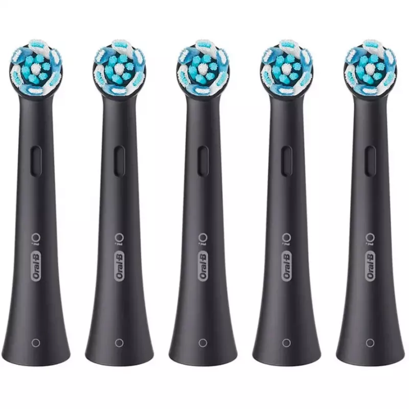 Oral-B iO Ultimate Clean Electric Toothbrush Heads, 6 Pack, Black