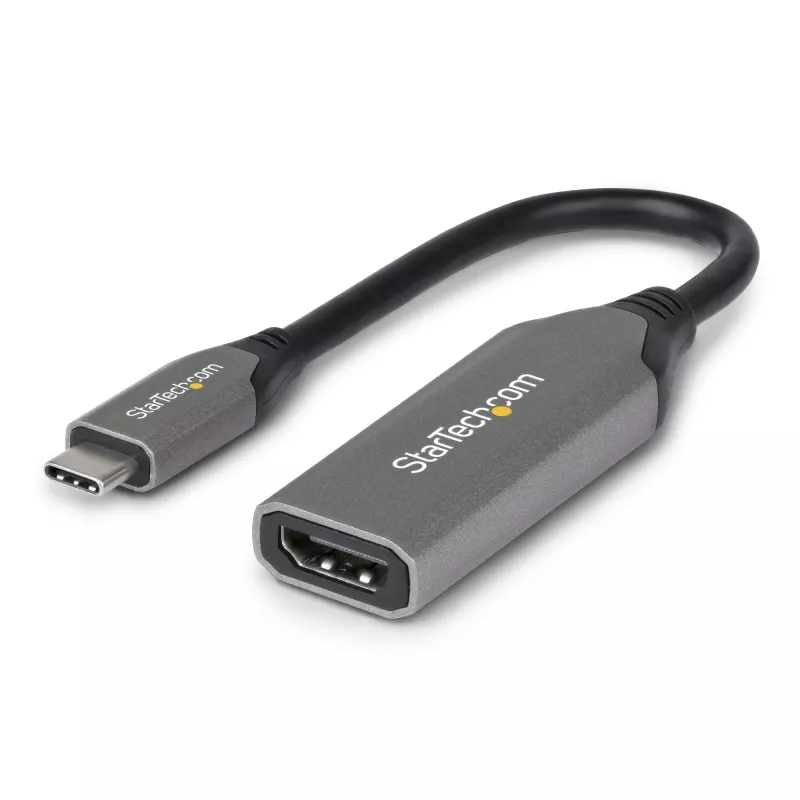 StarTech.com USB-C į HDMI adapterio laidas - 24 kontaktų USB-C kištukas į HDMI kištuką - 2 m (6,5 pėdos) - 4K 60Hz - Juoda