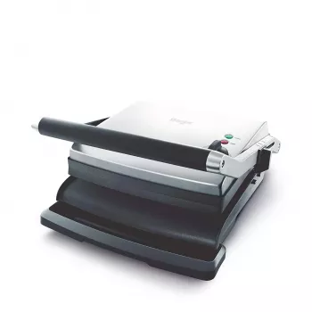 Sage SGR200BSS4EEU1 The Adjusta Grill elektrinė keptuvė / sumuštinių presas, šlifuotas nerūdijantis plienas