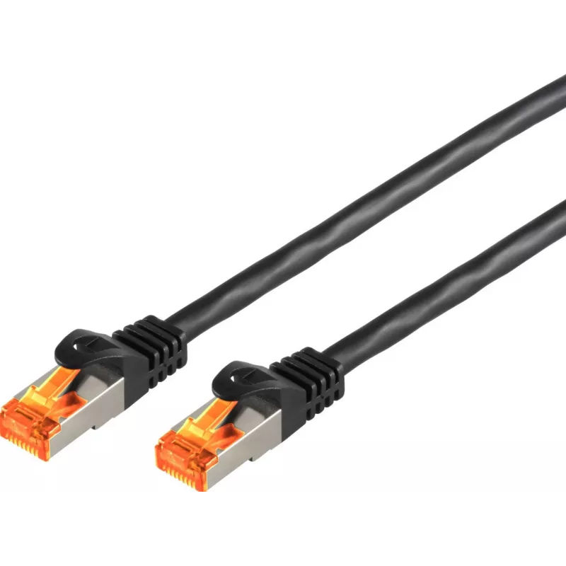 ShiverPeaks Cat6a S/FTP Network Patch Cable 45 m Black