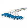 EFB Elektronik Fiber Pigtail SC/APC 9/125µm G.657A2 12 spalvų rinkinys 2 m