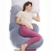 MOMCOZY PP006 F formos nėščiųjų pagalvė su Air Layer audiniu, pilka