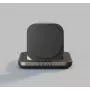 ZENS Nightstand Charger Pro 2 2-in-1 belaidis magnetinis įkroviklis Qi2 15W USB-C, skirtas iPhone ir Apple Watch