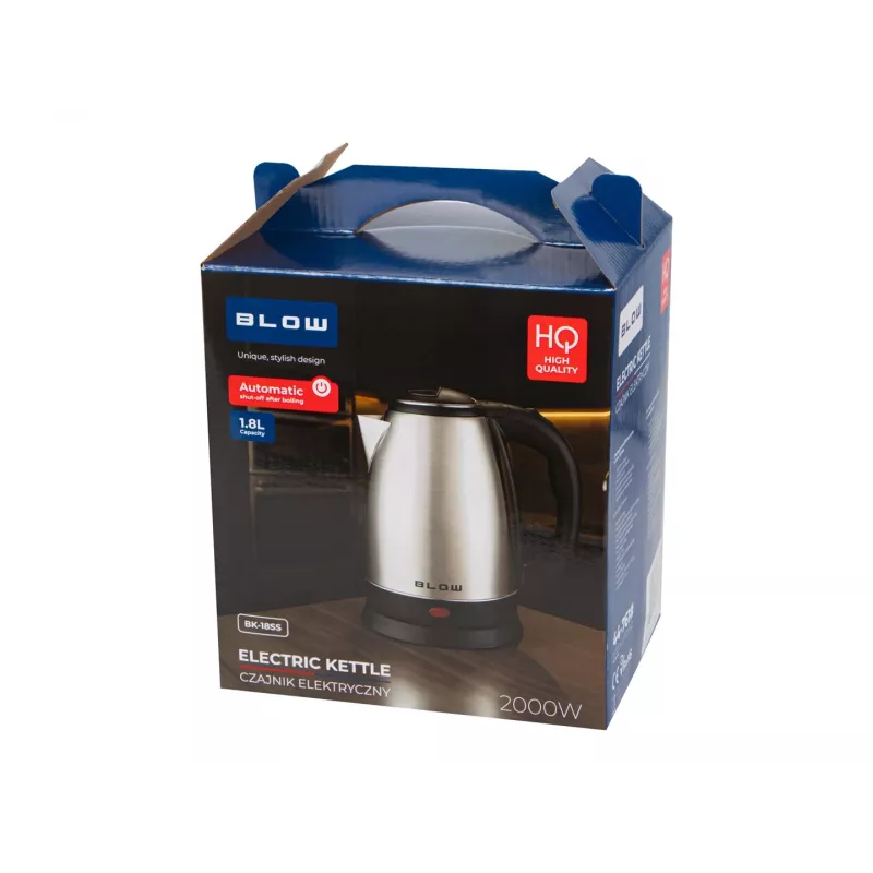 BLOW Silver Kettle 2000W BK-18SS 1.8L Nerūdijantis Plienas
