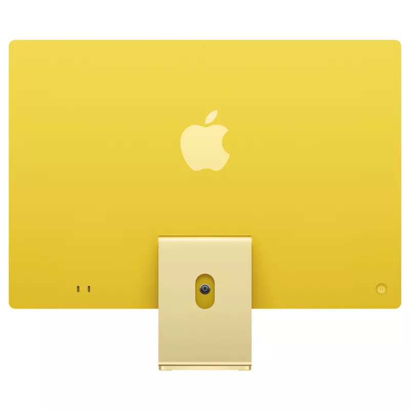 Apple iMac 23,5 inch 4,5K Retina Display M4 Chip 8-Core CPU 8-Core GPU 16-Core Neural Engine 16GB RAM 256GB SSD Standard Glass Yellow German Keyboard