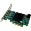 HighPoint RocketU 1244C USB 3.2 Gen 2x2 PCIe 3.0 x4 pagrindinės plokštės adapterio kortelė su 4 USB-C prievadais