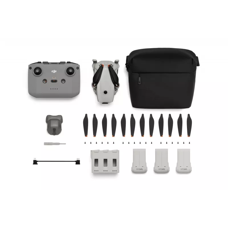 DJI Lito 1 Fly More Combo (DJI RC-N3) Dronas su 4K kamera, Pilka
