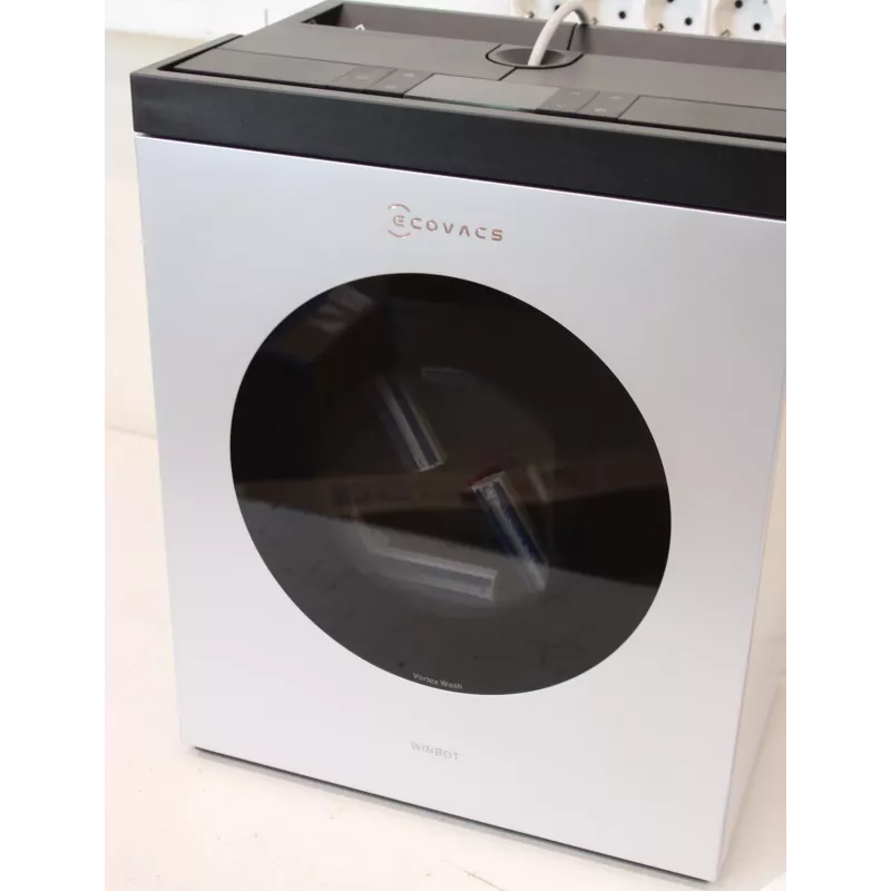 Ecovacs WINBOT W3 OMNI langų valymo robotas - Laidinis / Belaidis - 8000 Pa - Baltas / Sidabrinis