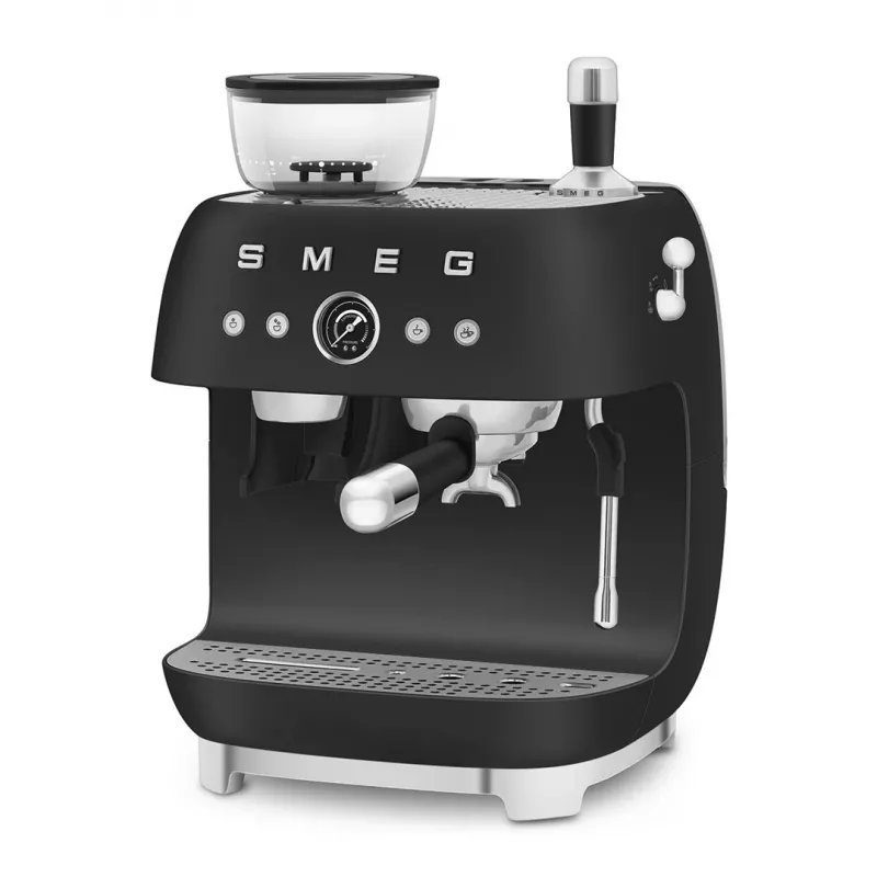 Smeg EGF03BLMEU Espresso kavos aparatas su malūnėliu, 1650 W, juodas