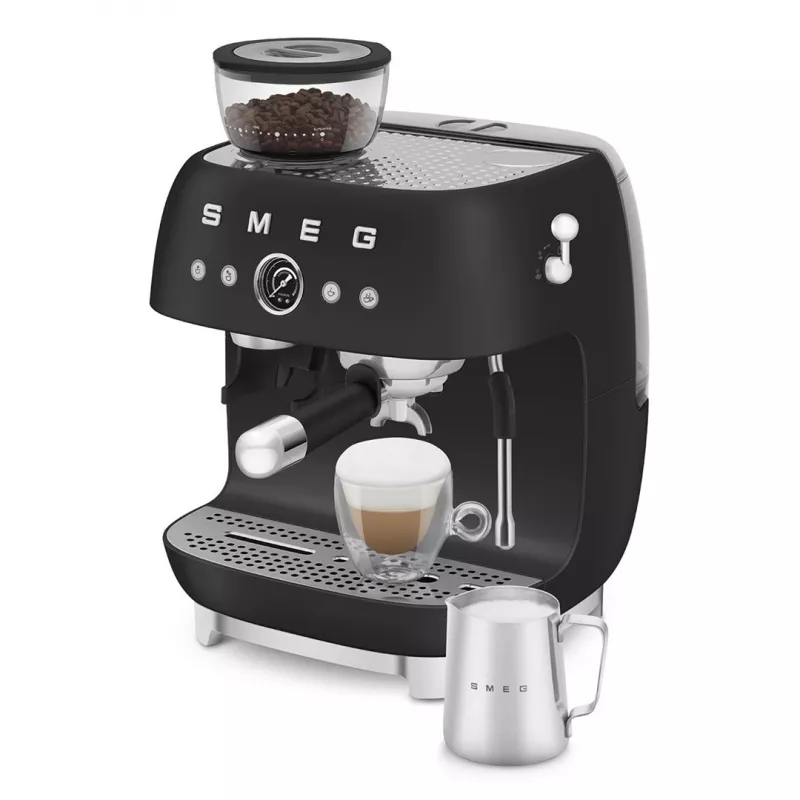 Smeg EGF03BLMEU Espresso kavos aparatas su malūnėliu, 1650 W, juodas