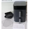 Xiaomi Dual Zone Air Fryer 12L EU - Smart Double Stack Air Fryer 12L, 2800 W, juoda (Išpakuota, subraižyta prekė)