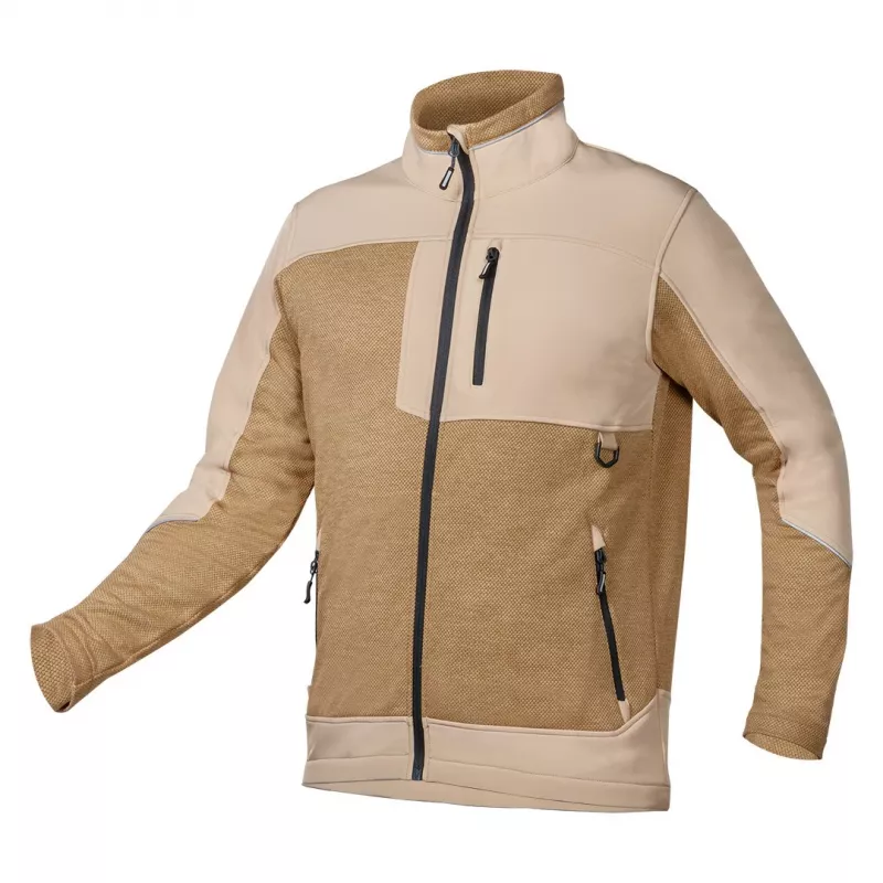 NEO TOOLS Softshell Sweatshirt OUTDOOR, Beige, Size XXXL
