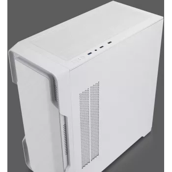 Nanoxia DS-9G-W ARGB White Midi-Tower Case with USB-C and Tempered Glass