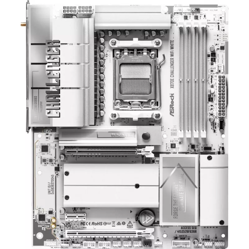 ASRock X870E Challenger WiFi White AM5 ATX HDMI/USB-C D