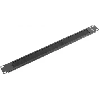 Lanberg 19 inch Brush Panel 1U Black AK-1101-B