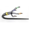 DIGITUS CAT 7A S/FTP Data Cable - Direct Burial Cable, 50 m Ring, Simplex, PE